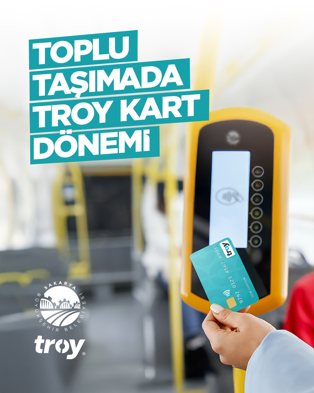 Büyükşehir’den ulaşımda yeni kolaylık Artık TROY kartlar da aktif