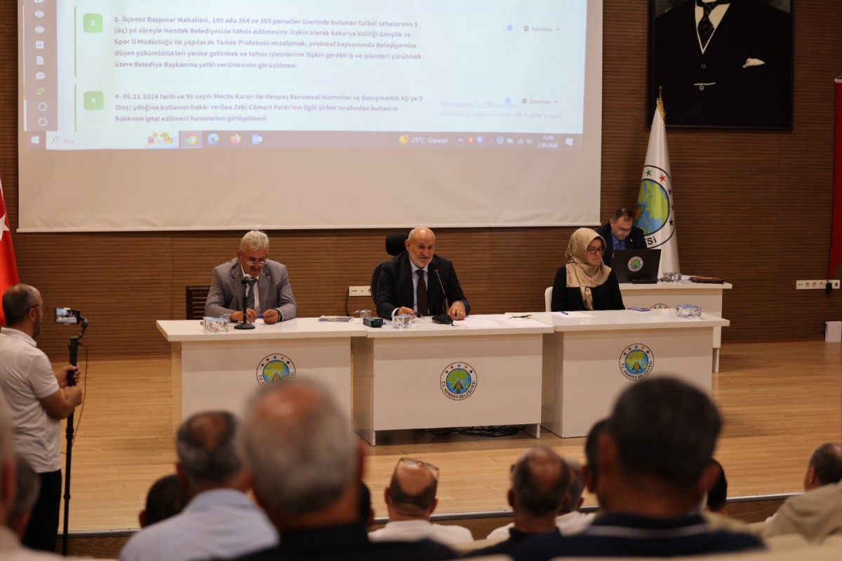 HENDEK MECLİSİ 10 MADDEYİ KARARA BAĞLADI